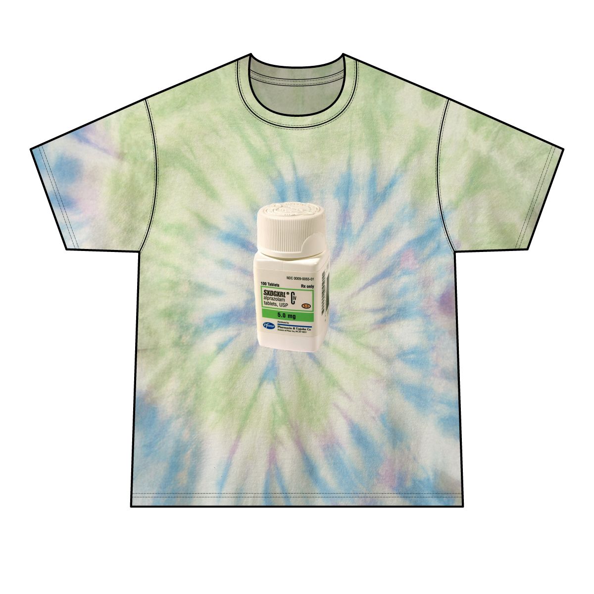 prescription "SXDGXRL" 5mg bottle